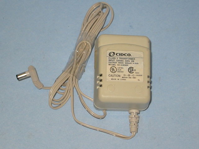 NEW Cidco A30950 AC Adapter 9V 500mA NEW Cidco A30950 AC Adapter 9V 500mA